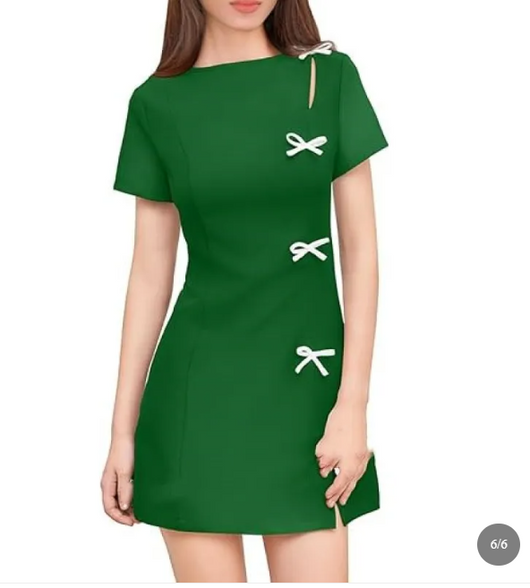 Bow Mini Dress