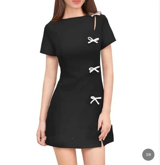 Bow Mini Dress