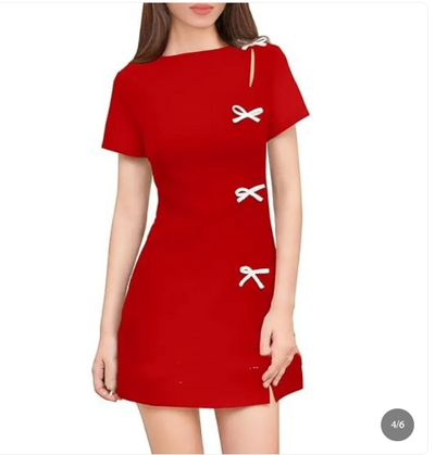 Bow Mini Dress