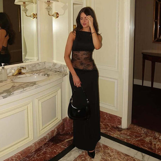 Midnight Muse Lace Dress