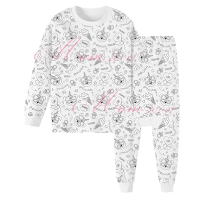 Children's Hand-Painted Pajama Set