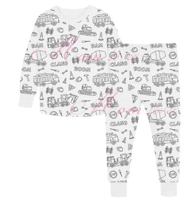 Children's Hand-Painted Pajama Set