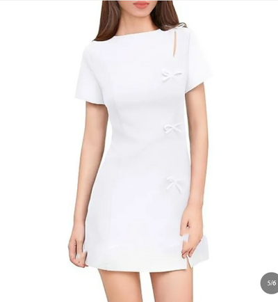 Bow Mini Dress