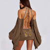 Midnight Flutter Dress