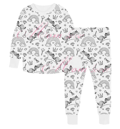Children's Hand-Painted Pajama Set