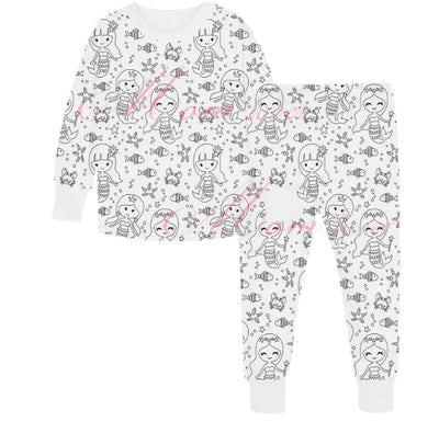 Children's Hand-Painted Pajama Set